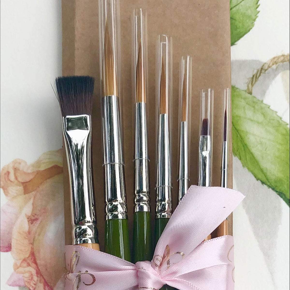 The Billy Small Selection Brush Set (includes fine tipped synthetic set and 3 small synthetic tool brushes)