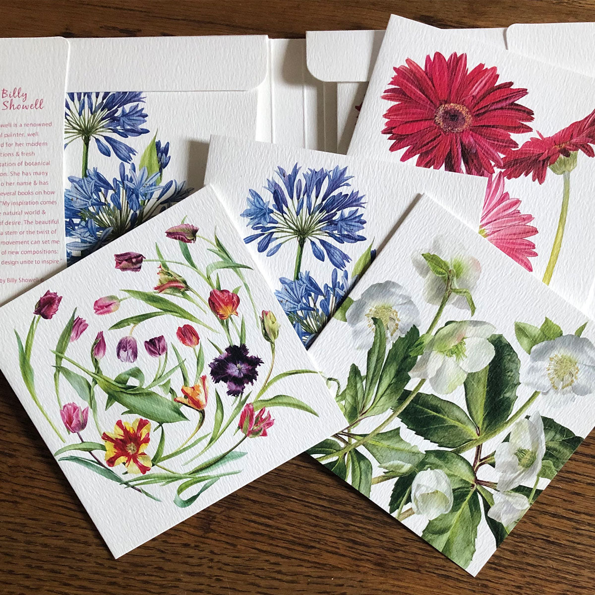 Floral Card Pack - 8 cards