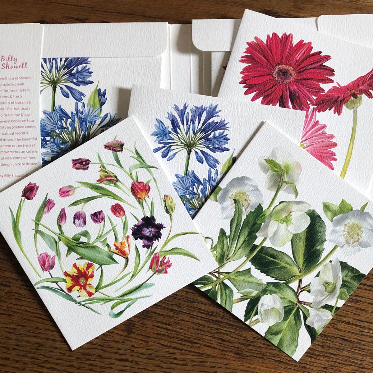 Floral Card Pack - 8 cards