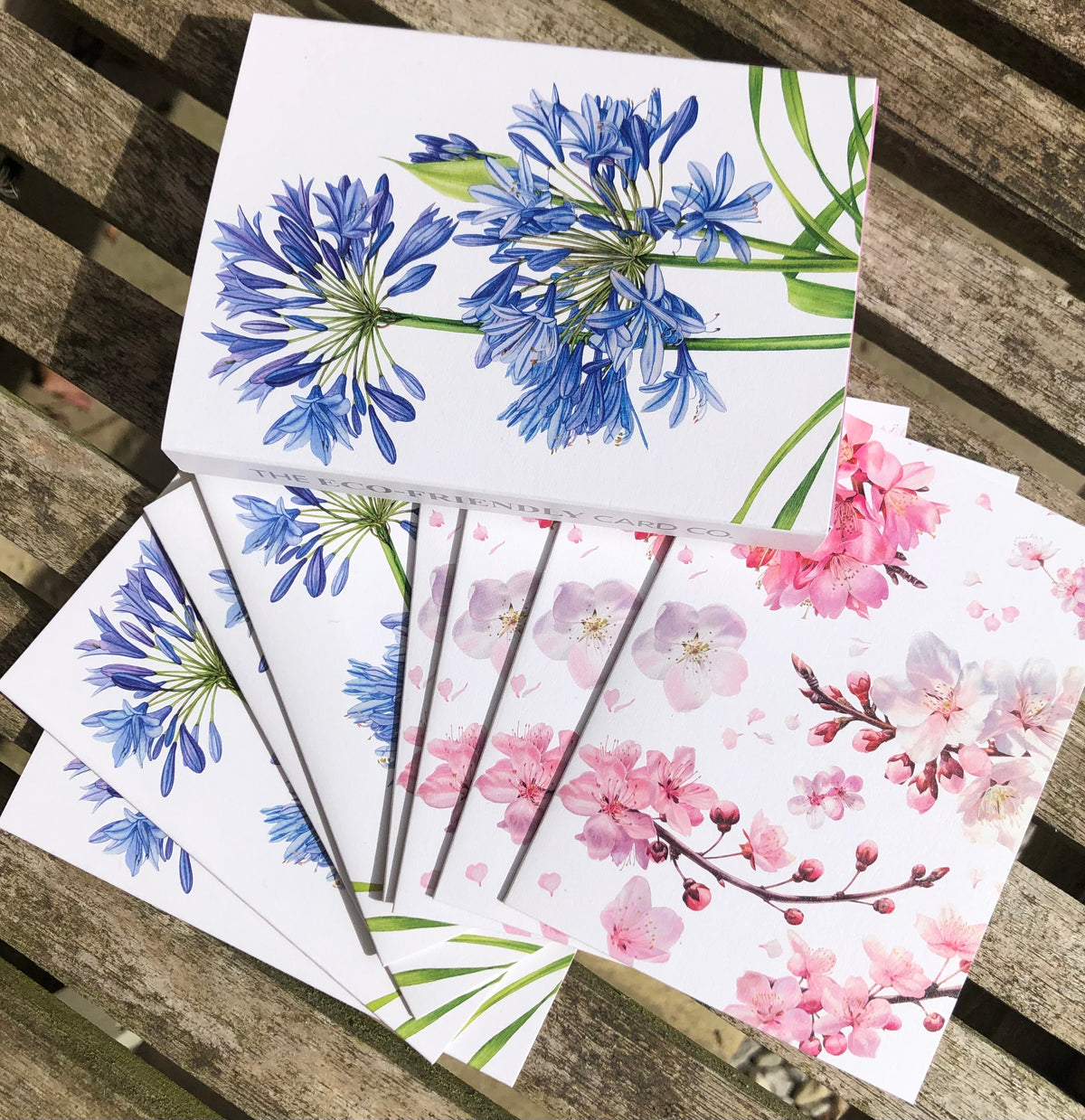 Floral Card Pack (A6) - 8 Cards With Envelopes